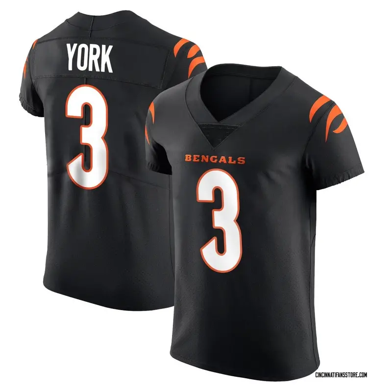 Men's Black Elite Cade York Cincinnati Team Color Vapor Untouchable Jersey