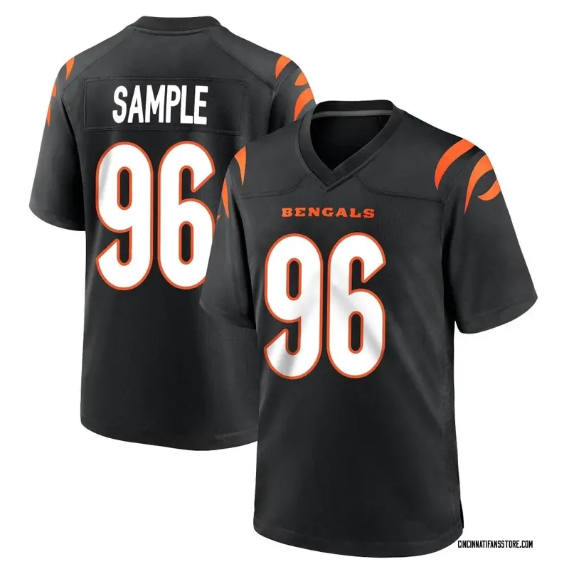 Men's Black Game Cam Sample Cincinnati Team Color Jersey