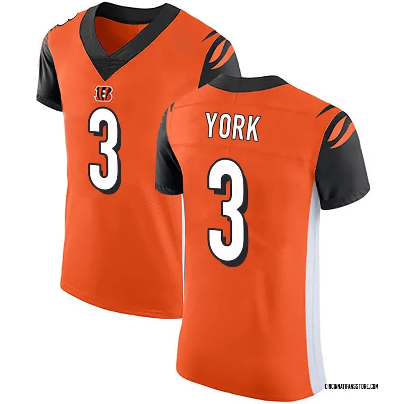 Men's Orange Elite Cade York Cincinnati Alternate Vapor Untouchable Jersey