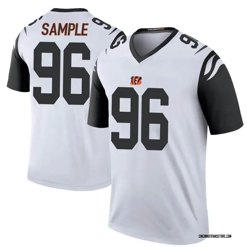 Men's White Legend Cam Sample Cincinnati Color Rush Jersey