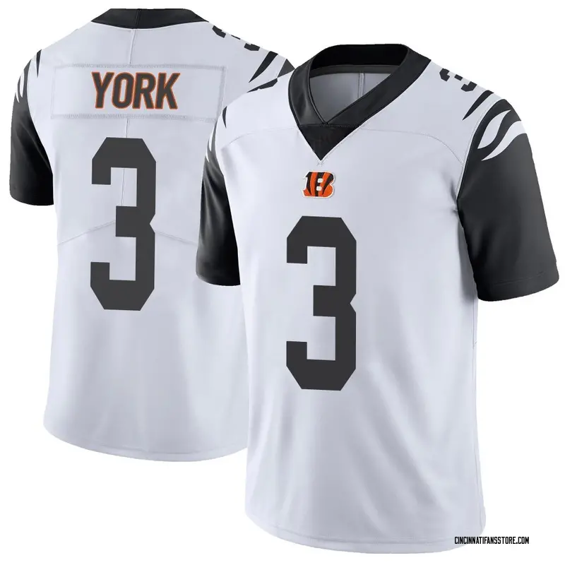 Men's White Limited Cade York Cincinnati Color Rush Vapor Untouchable Jersey